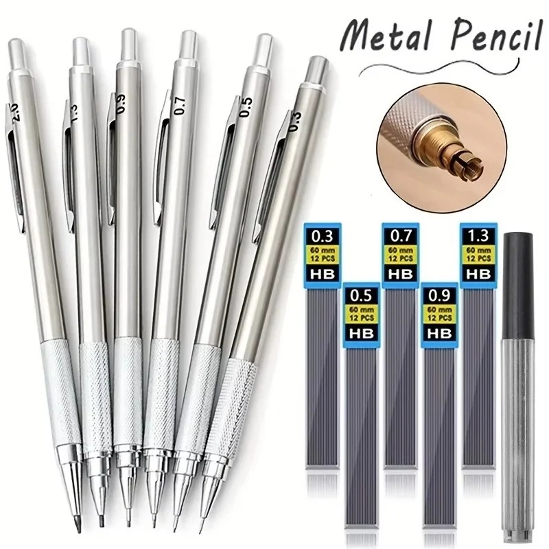 フルメタルメカニカルペンシルセット 0.3/0.5/0.7/ - Mechanical Pencil 0.3 のレビューと価格