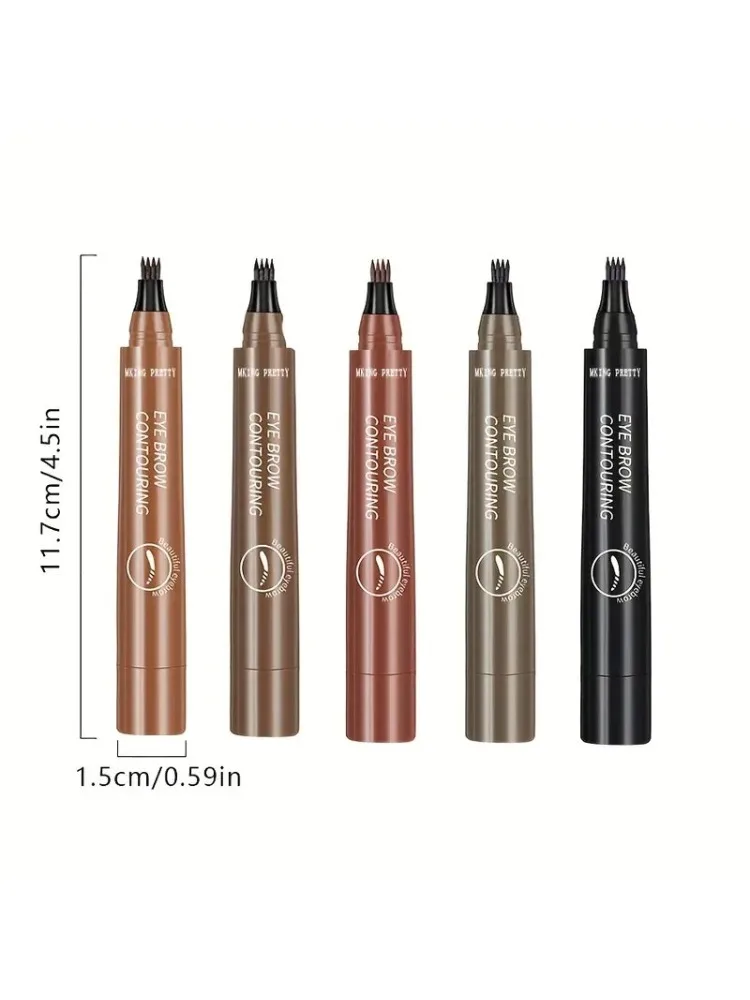 1本入り 防水フォークチップ眉ペンシル ダークグレー 長持ち - Correction Pen Fine のレビューと価格