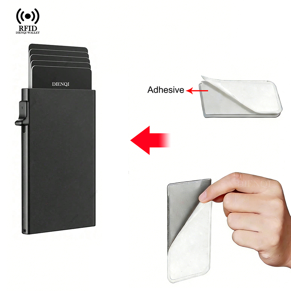 RFID ビジネスクレジットカードホルダー男性財布スリム薄型 - Index Card Holder のレビューと価格